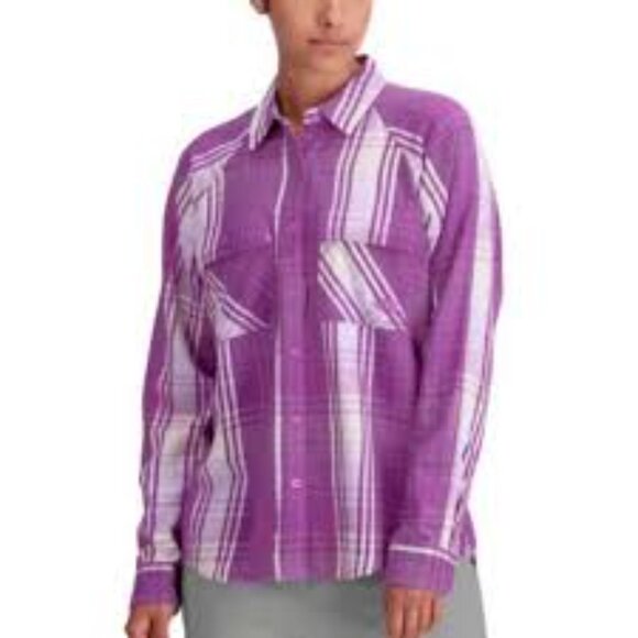 The North Face Women’s Set Up Camp Flannel Shirt, Violet Crocus, Size L - Picture 11 of 11